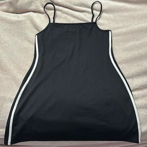 Black mini athletic dress